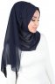 Joline - Hijab Chiffon Premium Azul Marino