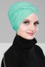 Fiona - Turbante De Algodón Turquesa - Ayse Turban