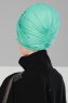 Fiona - Turbante De Algodón Turquesa - Ayse Turban