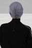 Fiona - Turbante De Algodón Gris - Ayse Turban