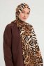 Ayten - Hijab Estampada Marrón