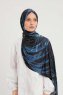 Ezmeray - Hijab Estampada Azul Marino