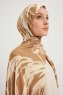 Ezmeray - Hijab Estampada Marrón