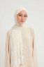 Fadime - Hijab Estampada Pearl White