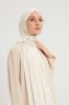 Fadime - Hijab Estampada Pearl White