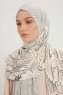 Fadime - Hijab Estampada Azul
