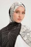 Fadime - Hijab Estampada Blanco