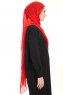 Hiyab Chiffon - Rojo