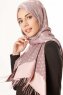 Alev - Hijab Estampado Rosa De Antaño