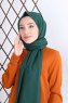 Alida - Hijab De Algodón Verde Oscuro - Mirach