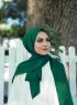Alida - Hijab De Algodón Verde Oscuro - Mirach