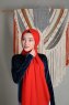 Alida - Hijab De Algodón Rojo - Mirach