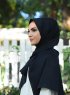 Alida - Hijab De Algodón Negro - Mirach