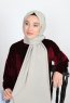 Alida - Hijab De Algodón Taupe - Mirach