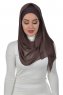 Alva - Hijab & Pañuelo Práctico Marrón