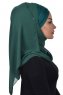Alva - Hijab & Pañuelo Práctico Verde Oscuro