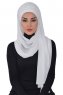 Alva - Hijab & Pañuelo Práctico Blanco