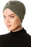 Arwa - Turbante Crepe Chiffon Caqui - Sehr-i Sal