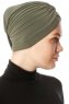 Arwa - Turbante Crepe Chiffon Caqui - Sehr-i Sal