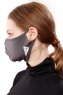 Asli - Hijab Sport Mascarilla Antracita / Cubierta De La Cara