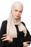 Asya - Hijab Práctico Viscosa Taupe Claro