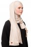 Asya - Hijab Práctico Viscosa Taupe Claro