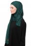 Asya - Hijab Práctico Viscosa Verde Oscuro