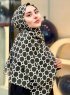 Atika - Hijab Estampado De Algodón Caqui - Mirach
