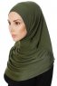 Ava - Hijab Al Amira Caqui One-Piece - Ecardin