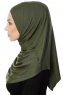 Ava - Hijab Al Amira Caqui One-Piece - Ecardin