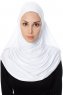 Ava - Hijab Al Amira Blanco One-Piece - Ecardin