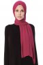 Ayla - Hijab Chiffon Cerise