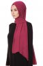 Ayla - Hijab Chiffon Cerise