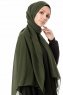 Ayla - Hijab Chiffon Verde Oscuro
