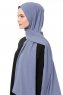 Aylin - Hijab Medine Silk Índigo - Gülsoy