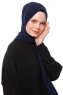Aylin - Hijab Medine Silk Azul Marino - Gülsoy