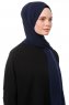 Aylin - Hijab Medine Silk Azul Marino - Gülsoy