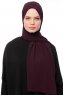 Aylin - Hijab Medine Silk Morado Oscuro - Gülsoy