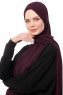 Aylin - Hijab Medine Silk Morado Oscuro - Gülsoy