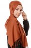 Aysel - Hijab Pashmina Marrón - Gülsoy