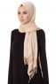 Aysel - Hijab Pashmina Beige Claro - Gülsoy