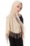 Aysel - Hijab Pashmina Beige Claro - Gülsoy
