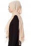 Aysel - Hijab Pashmina Beige Claro - Gülsoy