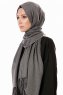 Aysel - Hijab Pashmina Gris Oscuro - Gülsoy