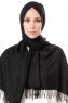 Aysel - Hijab Pashmina Negro - Gülsoy