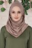 Wilda - Hijab De Algodón Taupe