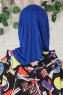 Wilda - Hijab De Algodón Azul