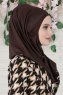 Wilda - Hijab De Algodón Marrón