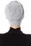 Bahar - Turbante Gris Claro