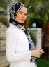 Bariah - Hijab Estampado Azul Marino - Sal Evi